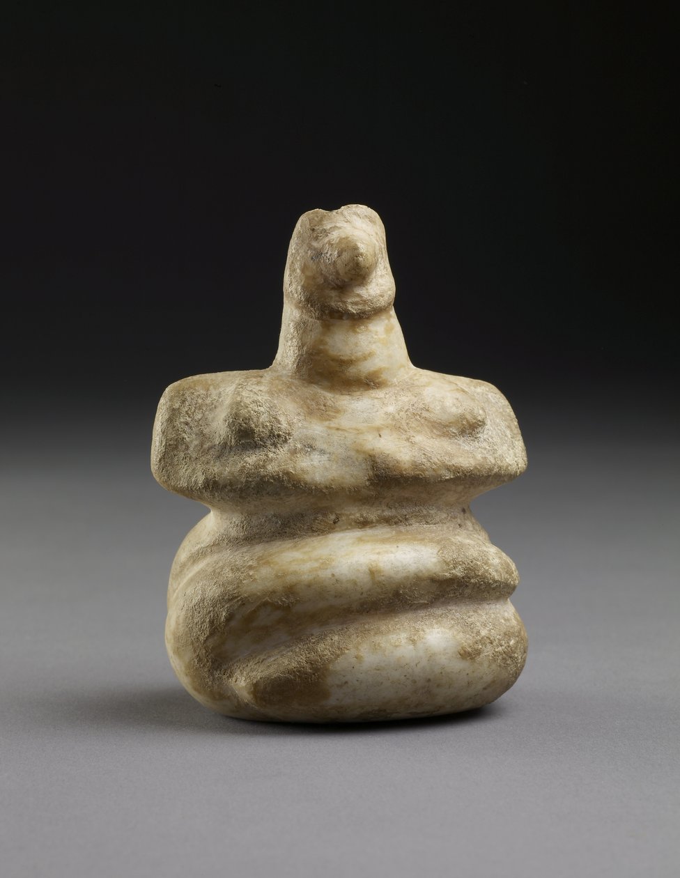 Zittend figuur uit Patissia, Cycladisch, c.3000-2000 door Greek