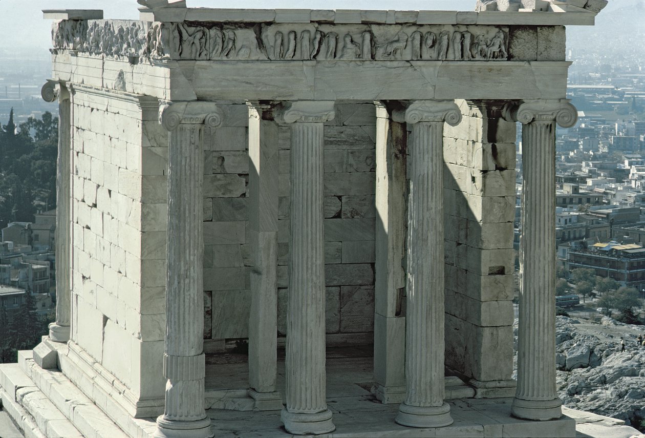 Tempel van Athena Nike, gebouwd ca. 435-425 v.Chr. door Greek