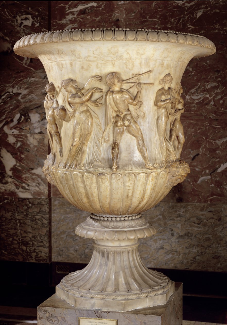 De Borghese vaas (marmer) door Greek