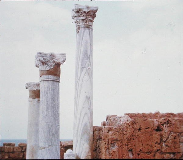 Marmeren zuilen door Greek