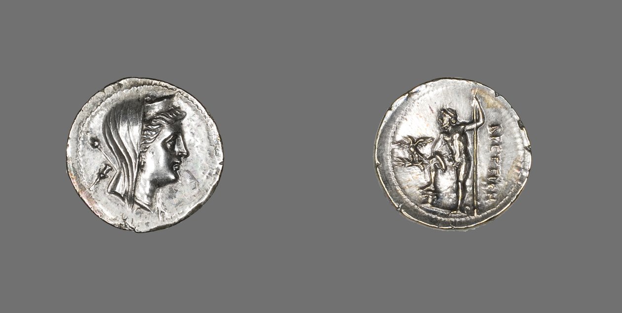 Drachme met de nimf Amphitrite door Greek School