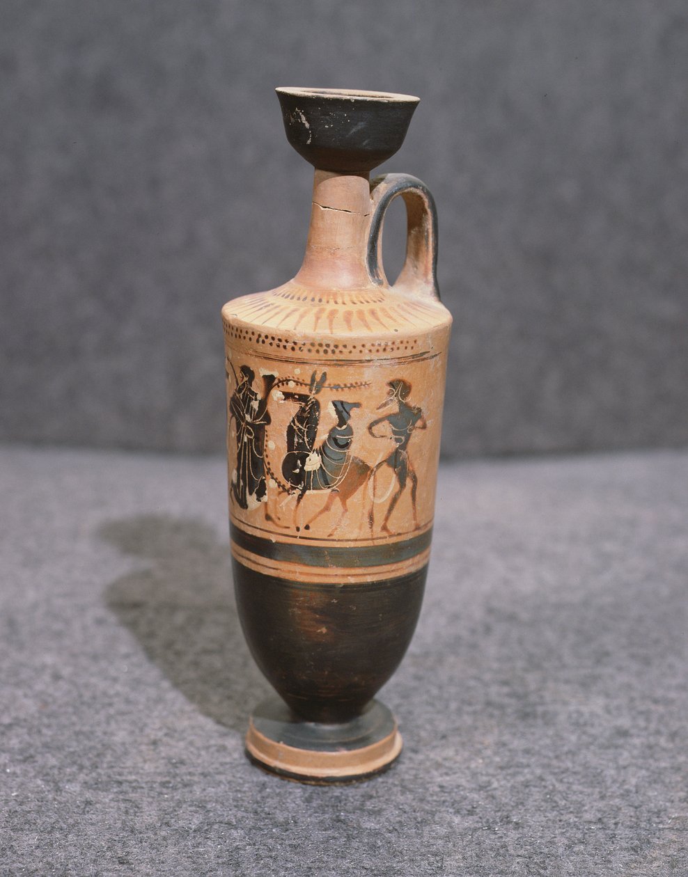 Lekythos, Vibo Valentia (Hipponion) (keramiek) door Greek School