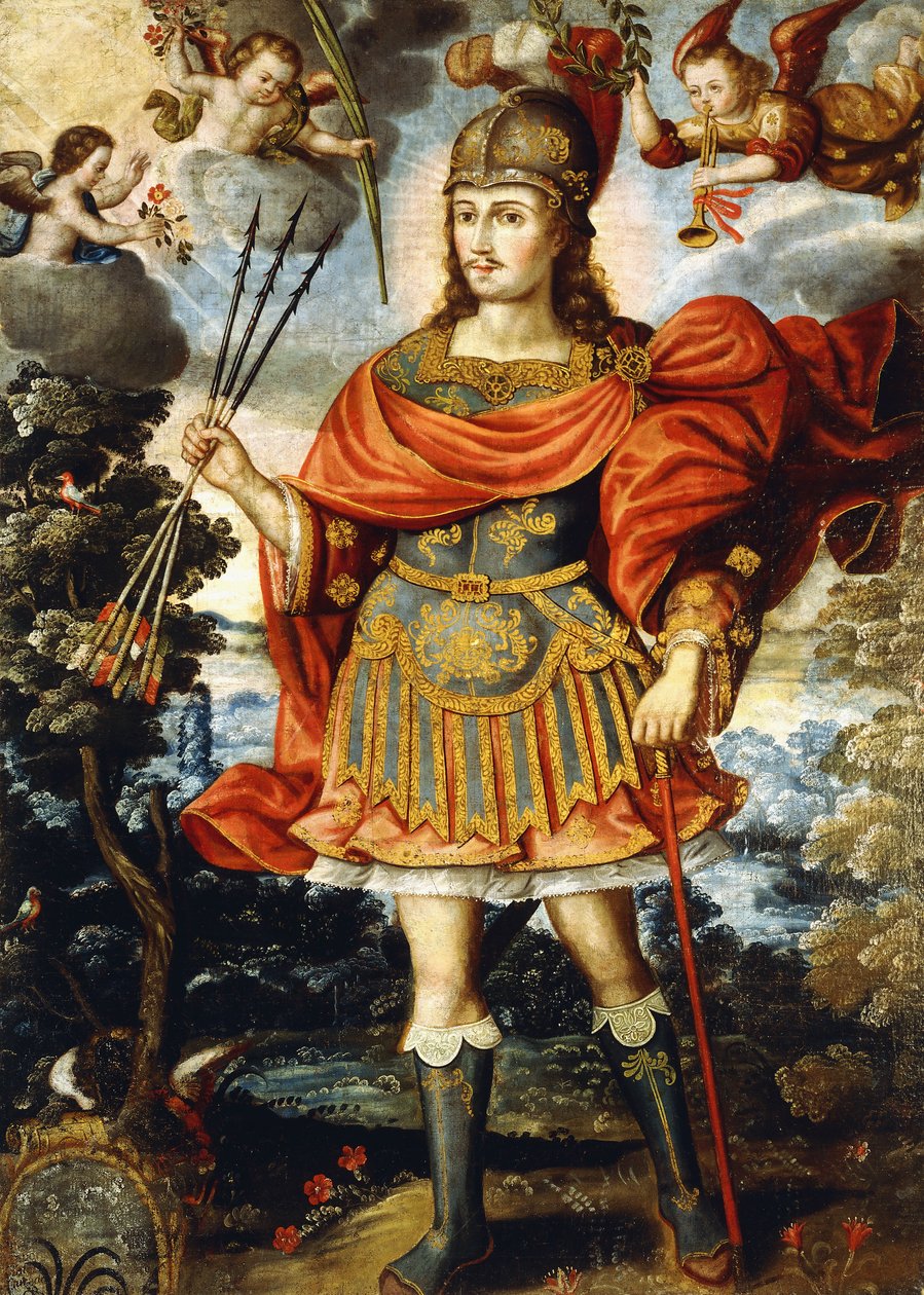 Sint Sebastiaan door Gregorio Gamarra
