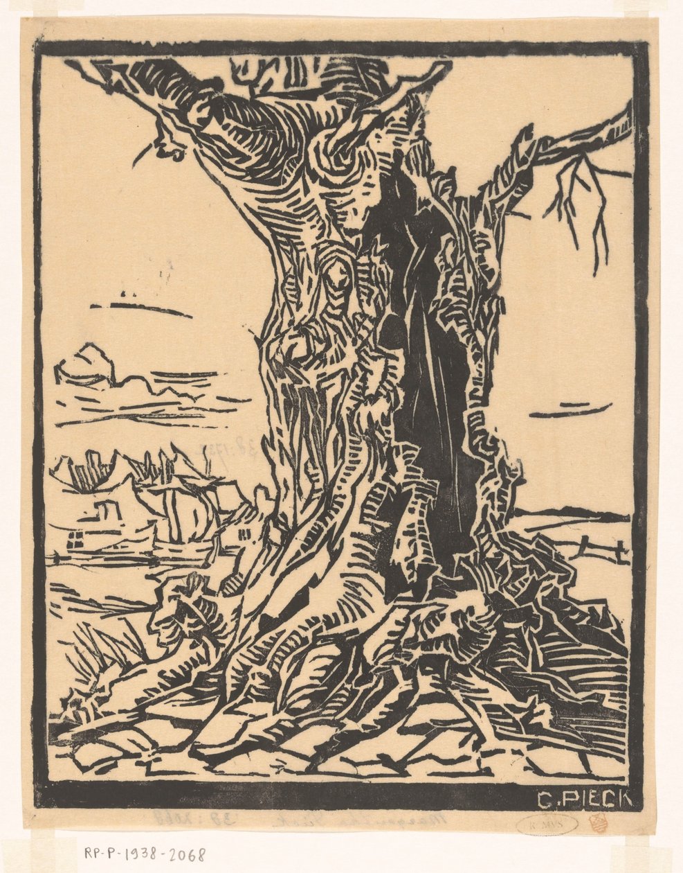 Linde in Lage Vuursche door Gretha Pieck