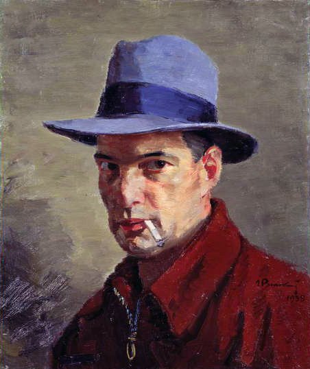 Zelfportret door Grigory Grigorievich Ryazhsky