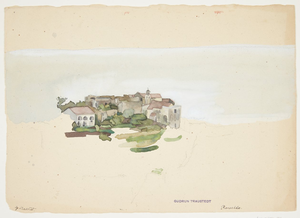Italiaanse stad. Ravello door Gudrun Traustedt