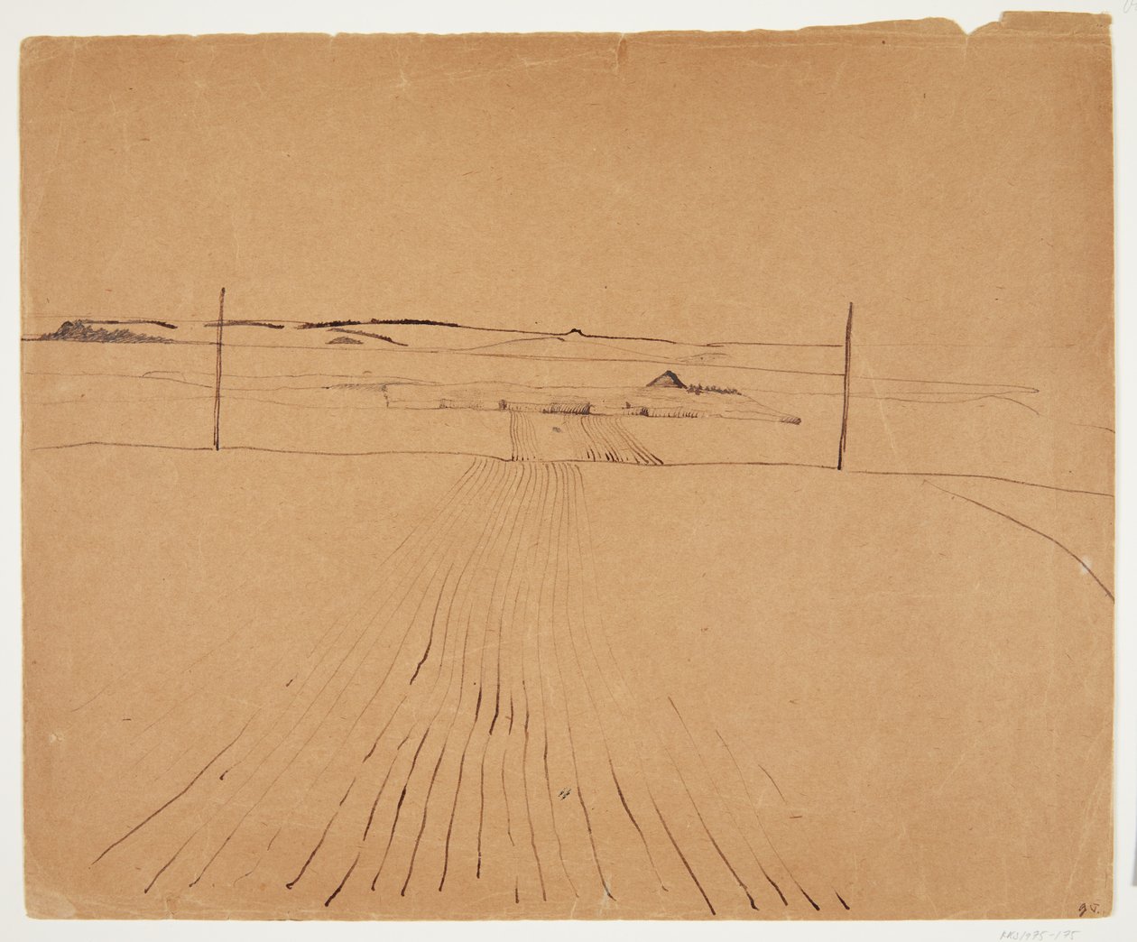 Landschap door Gudrun Traustedt