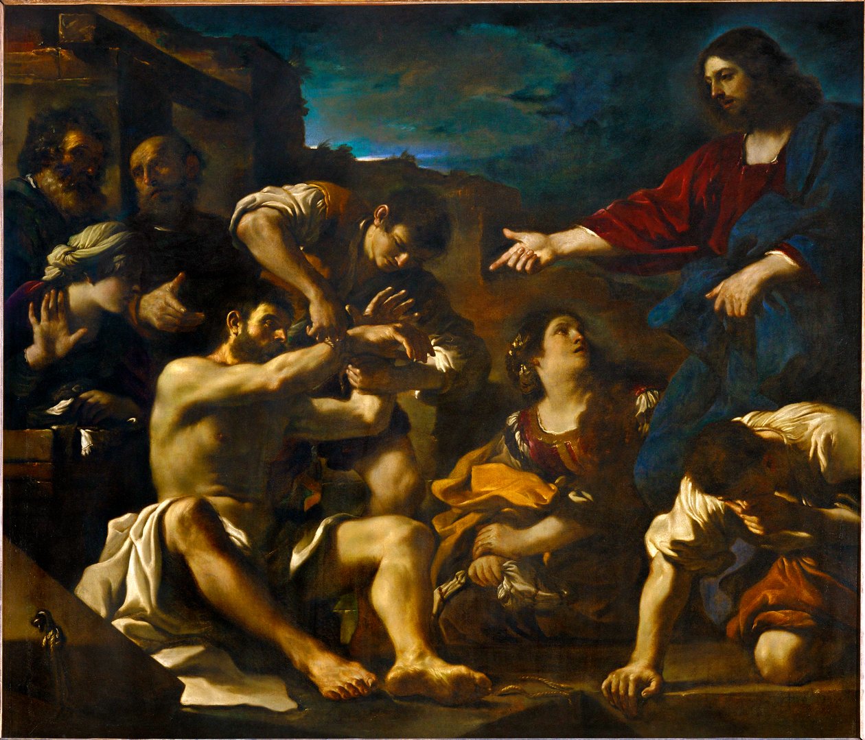 De wederopstanding van Lazarus ... door Guercino (1591 1666)