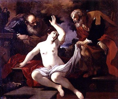Susanna en de Ouderlingen door Guercino