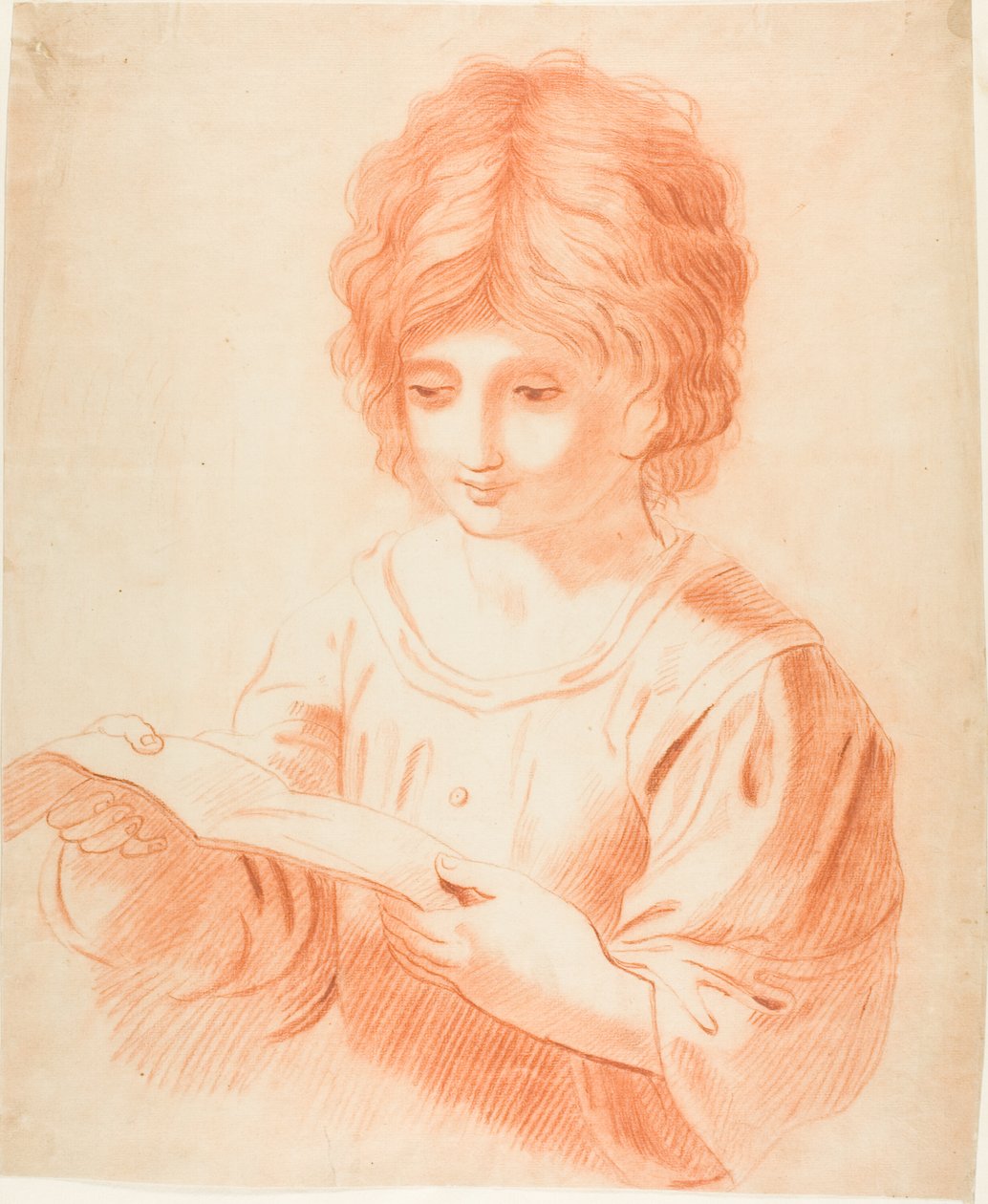 Jongen die leest door Guercino