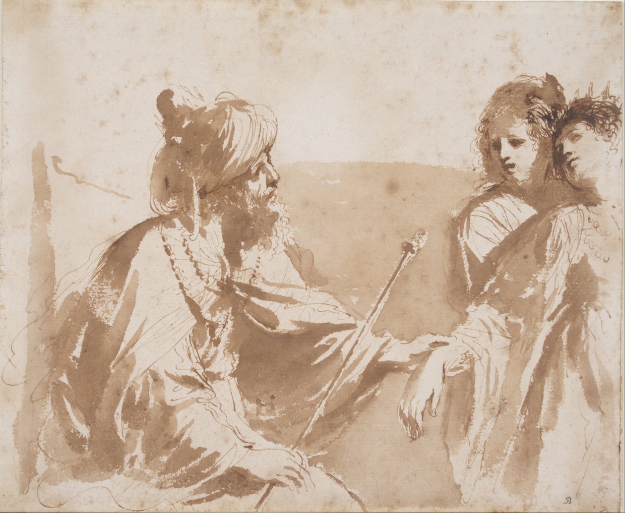 Esther voor Ahasveros door Guercino