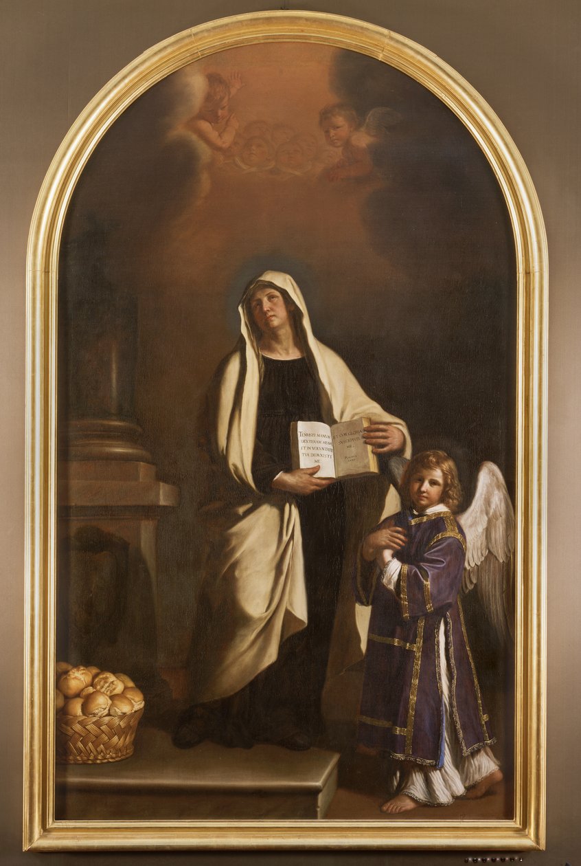 Heilige Francesca Romana door Guercino