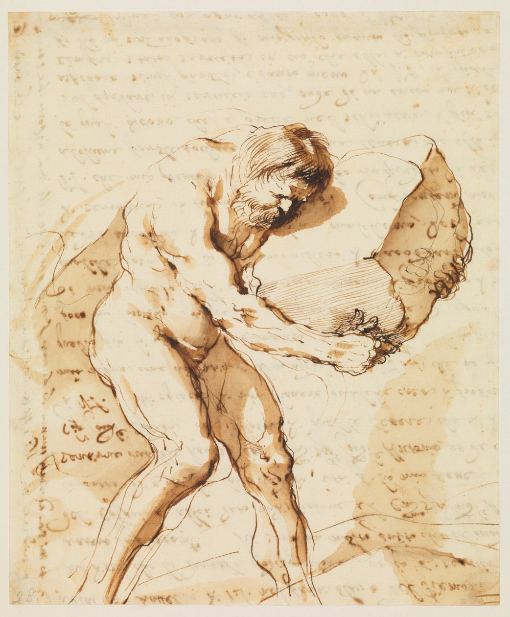 Sisyphus door Guercino