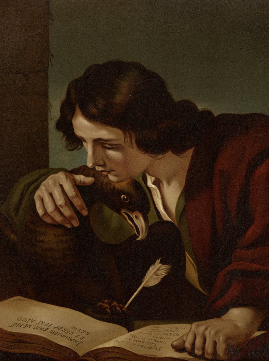 De Evangelist Johannes door Guercino