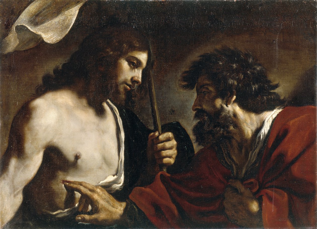 De Ongeloof van Sint Thomas door Guercino