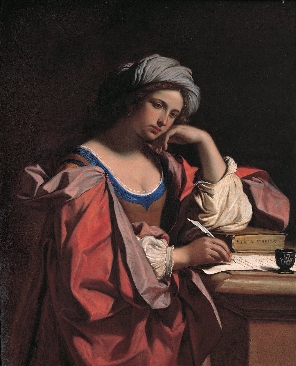 De Perzische Sibille door Guercino