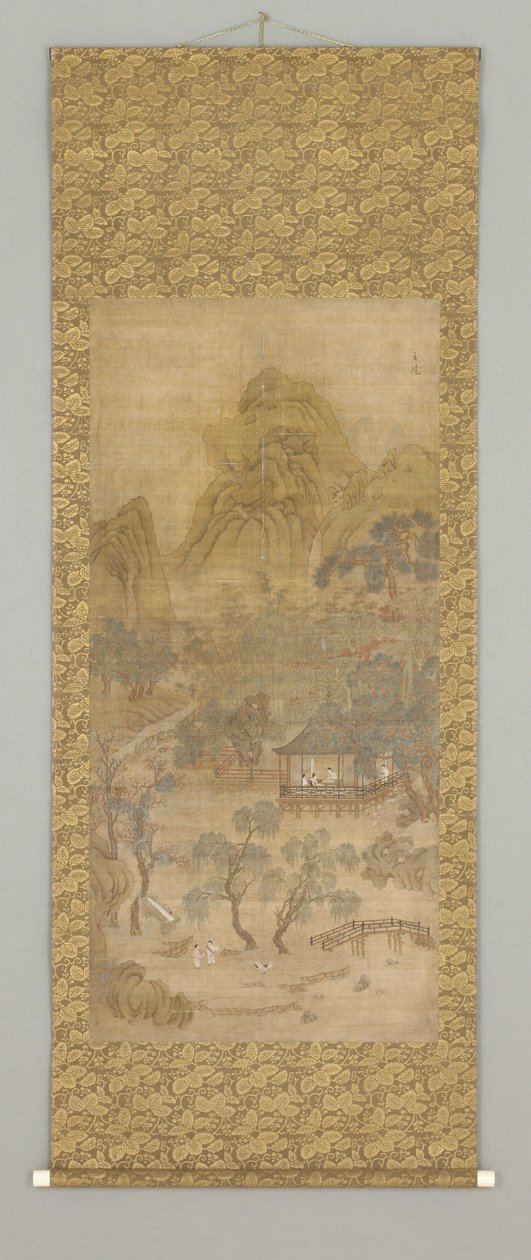 Shanshui (inkt en kleur op zijde) door Gui Xia