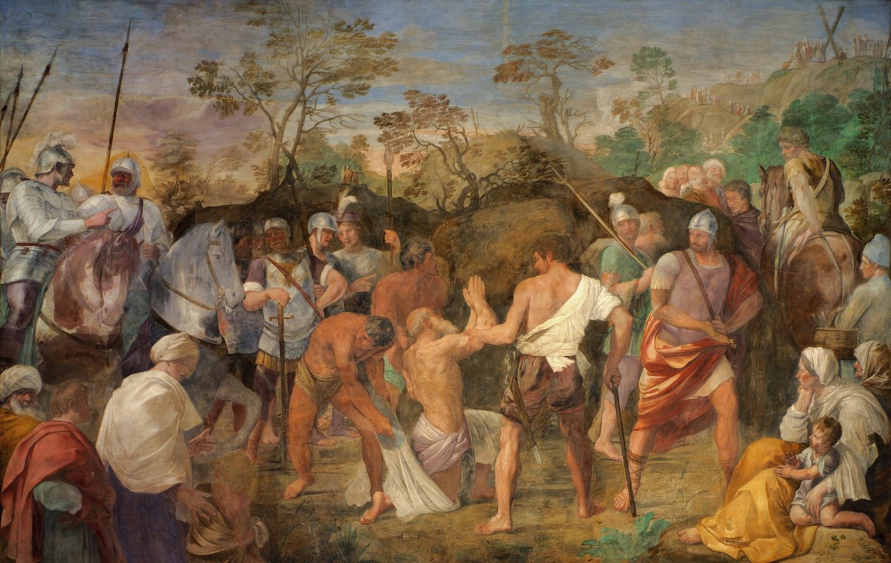 Het martelaarschap van St. Andreas, c.1608 door Guido Reni