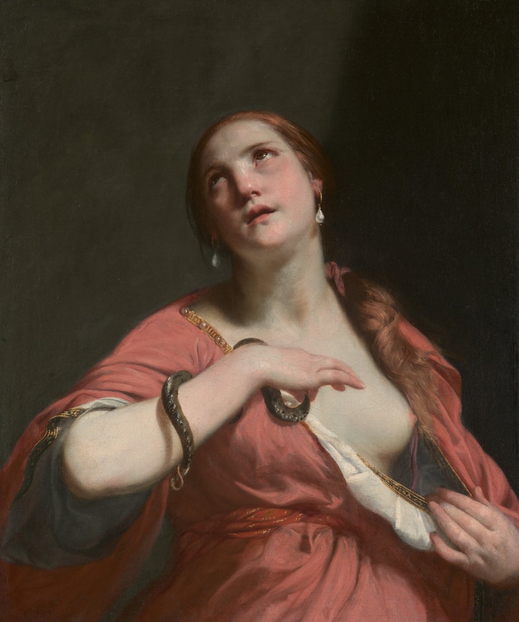 De dood van Cleopatra, ca. 1645-55 door Guido Cagnacci
