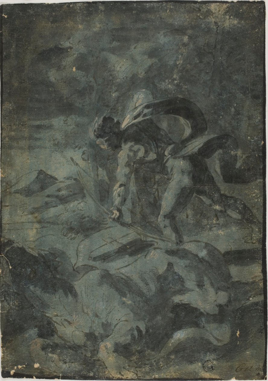 Apollo Doodt Leeuw door Guido Reni