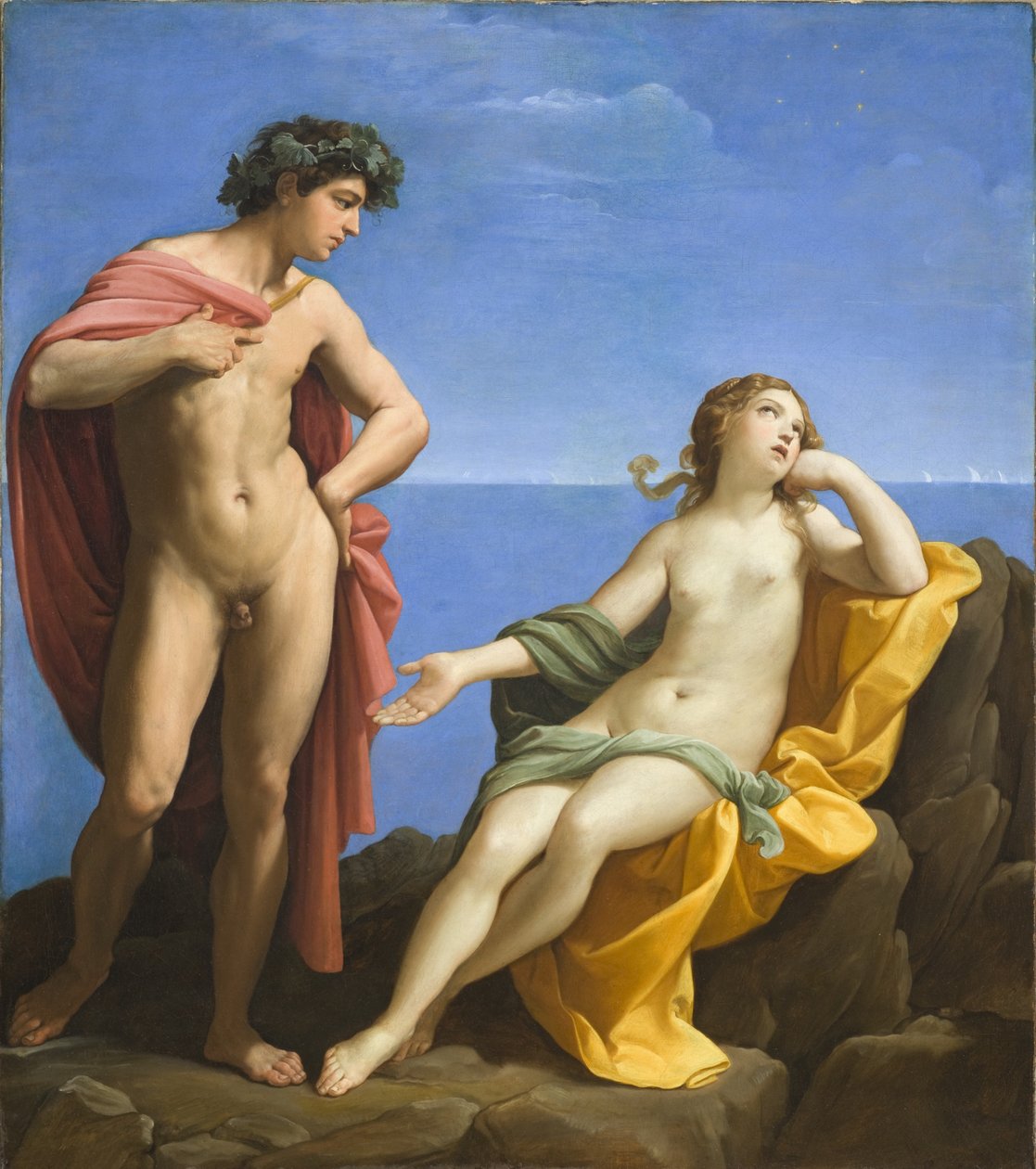 Bacchus en Ariadne door Guido Reni