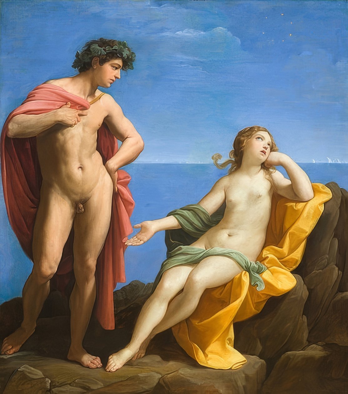 Bacchus en Ariadne door Guido Reni