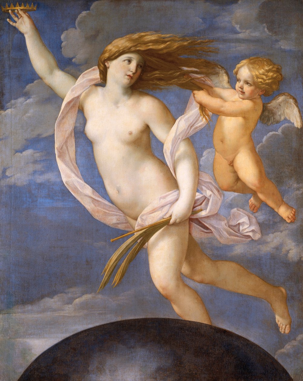 Fortuin wordt tegengehouden door Liefde door Guido Reni