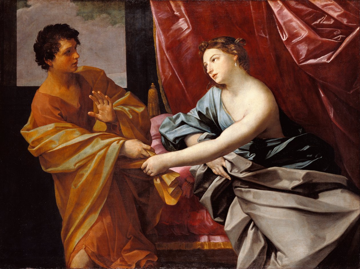 Jozef en Potifars vrouw door Guido Reni