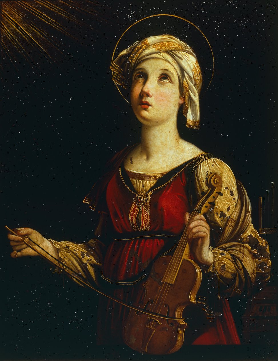 Sint Cecilia door Guido Reni