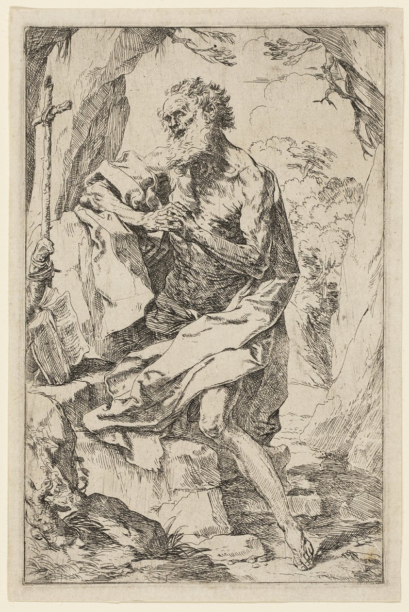 Sint Hiëronymus door Guido Reni