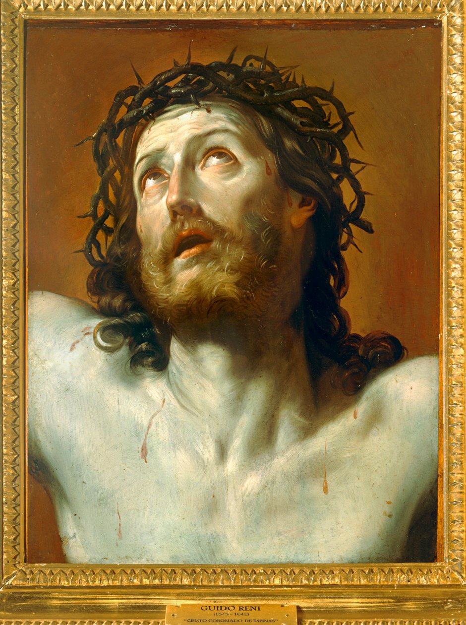 De doornenkroon. 10032820 ... door Guido Reni