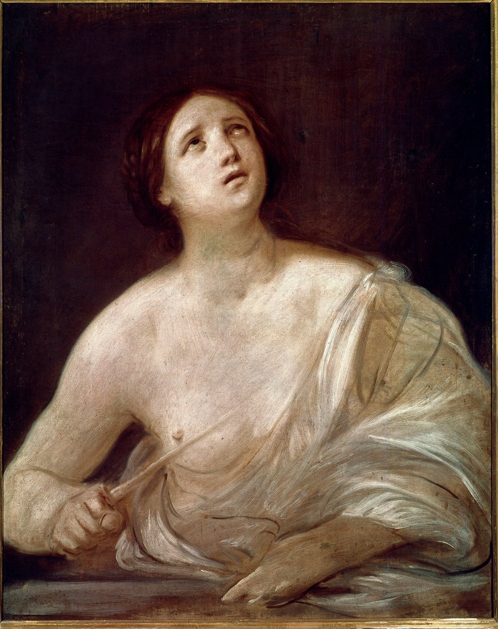 De zelfmoord van Lucretia door Guido Reni
