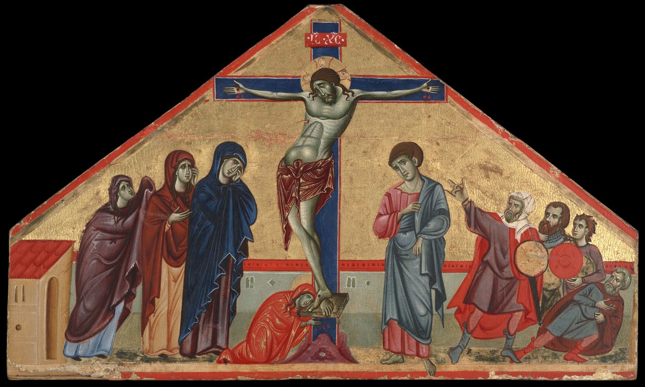 De kruisiging door Guido da Siena