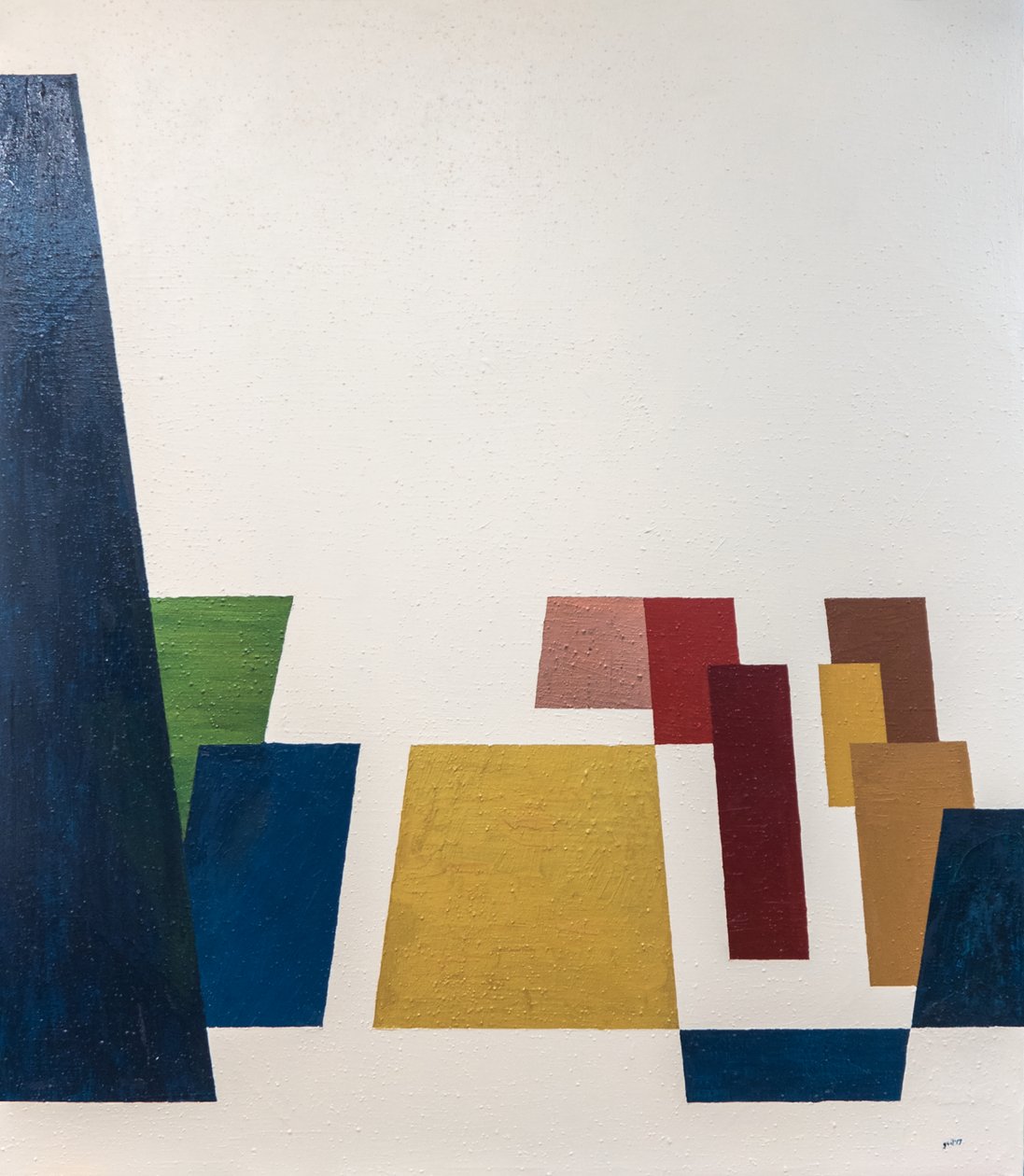 Las Meninas Suprematistas, 2018 (olieverf op doek) door Guilherme Pontes