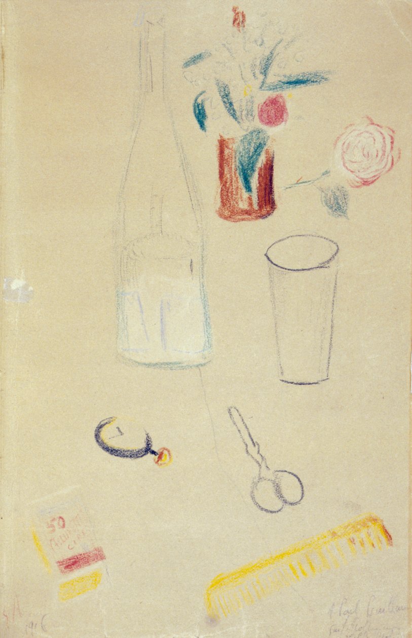 Stilleven, ca. 1900 door Guillaume Apollinaire