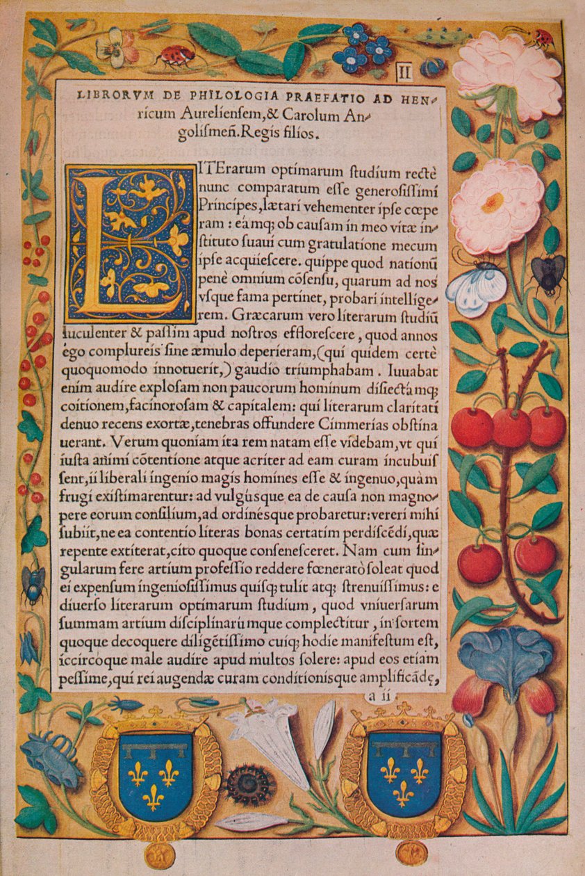 De Philologia, ca. 1530 1947 door Guillaume Bude