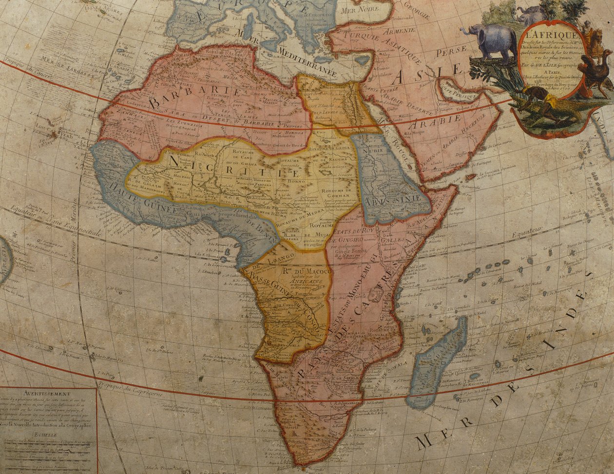 Afrika, door Guillaume de l