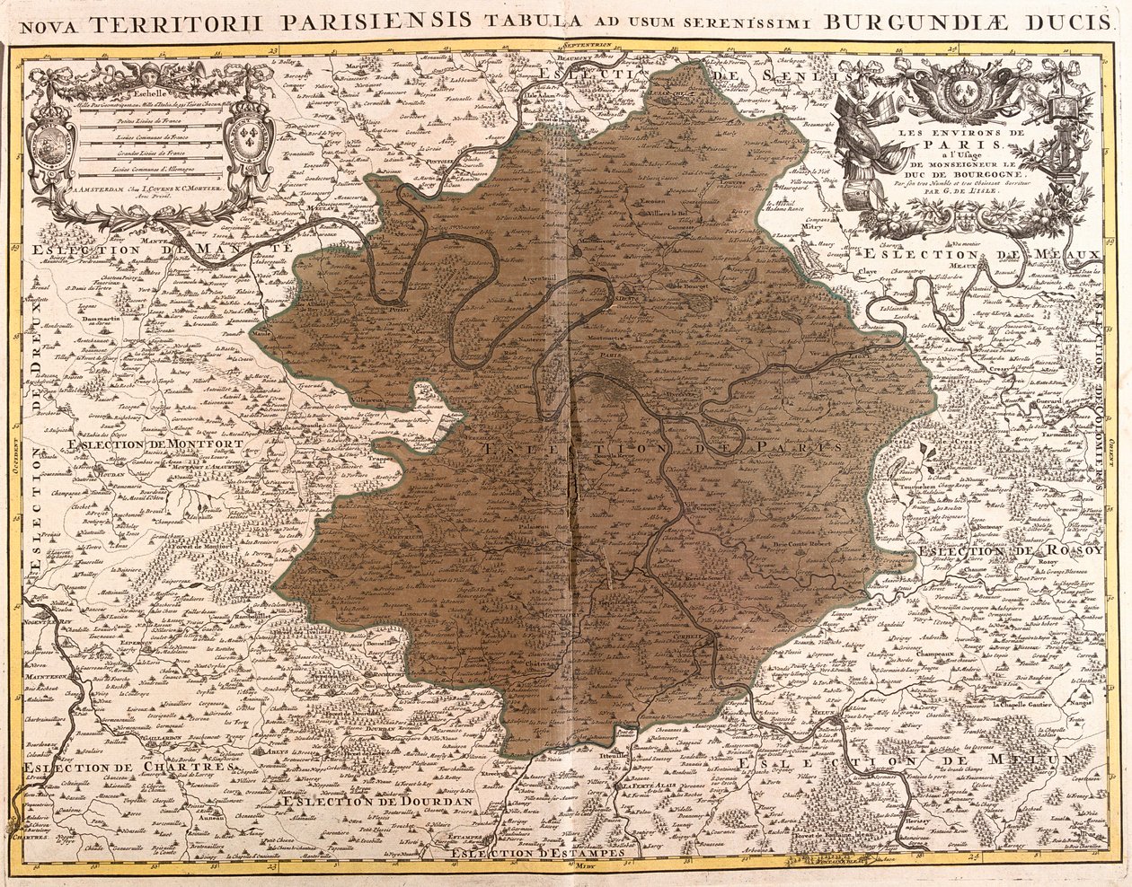Parijs, Frankrijk door Guillaume Delisle