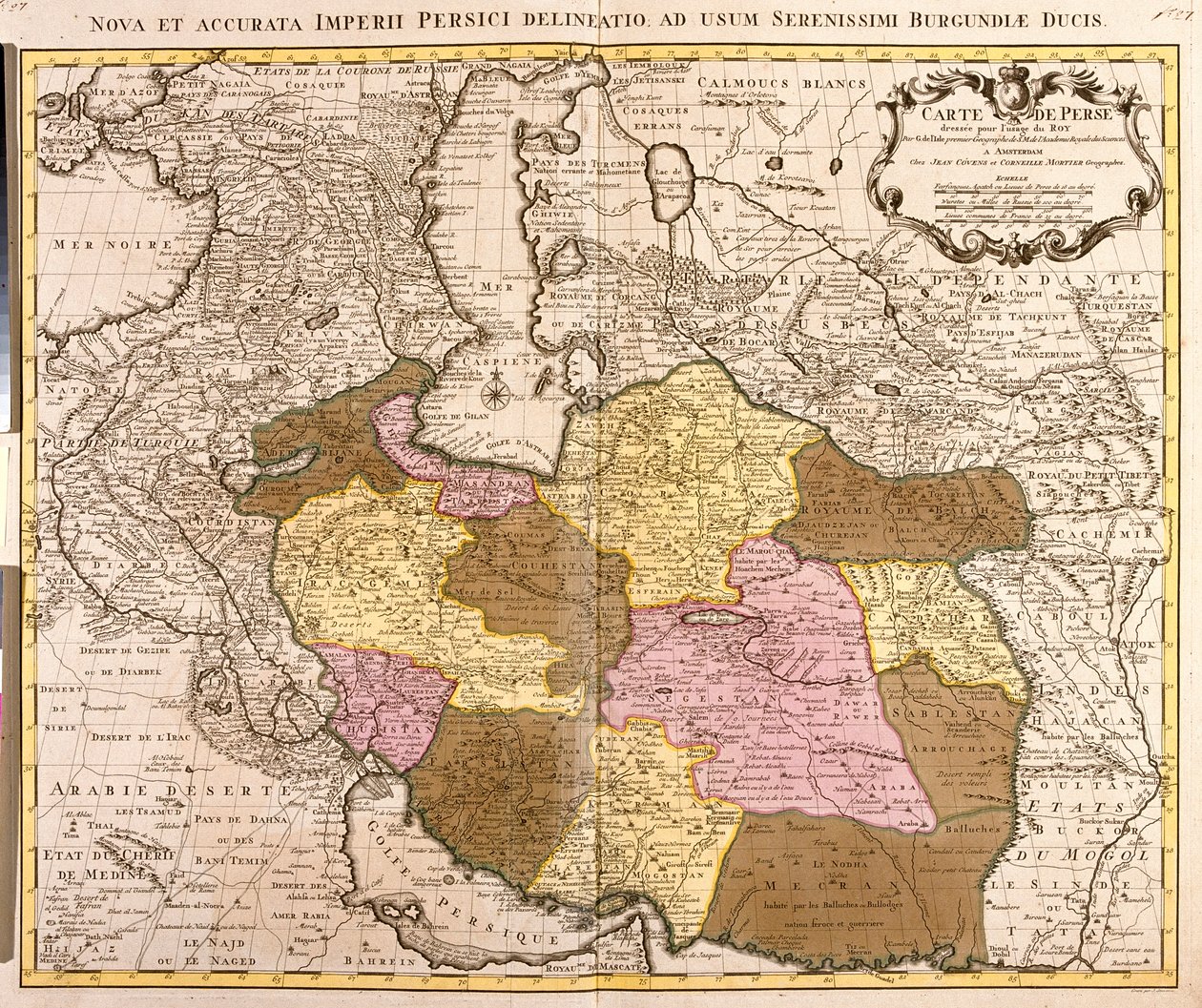 Zuidwest-Turkmenistan, Iran, west-Afghanistan, west-Pakistan door Guillaume Delisle