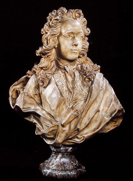 Buste van Lodewijk XV (1710-74) door Guillaume I Coustou