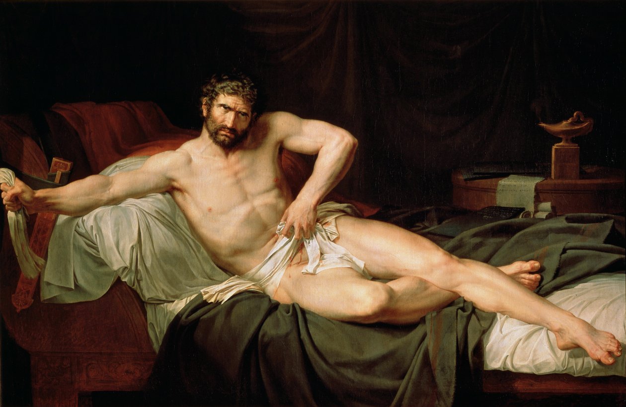 Cato Uticensis, c1795 door Guillaume Lethiere