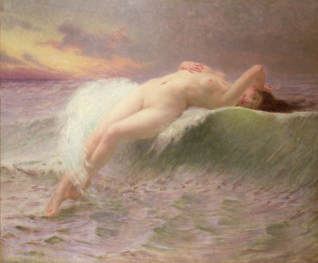De waternimf door Guillaume Seignac