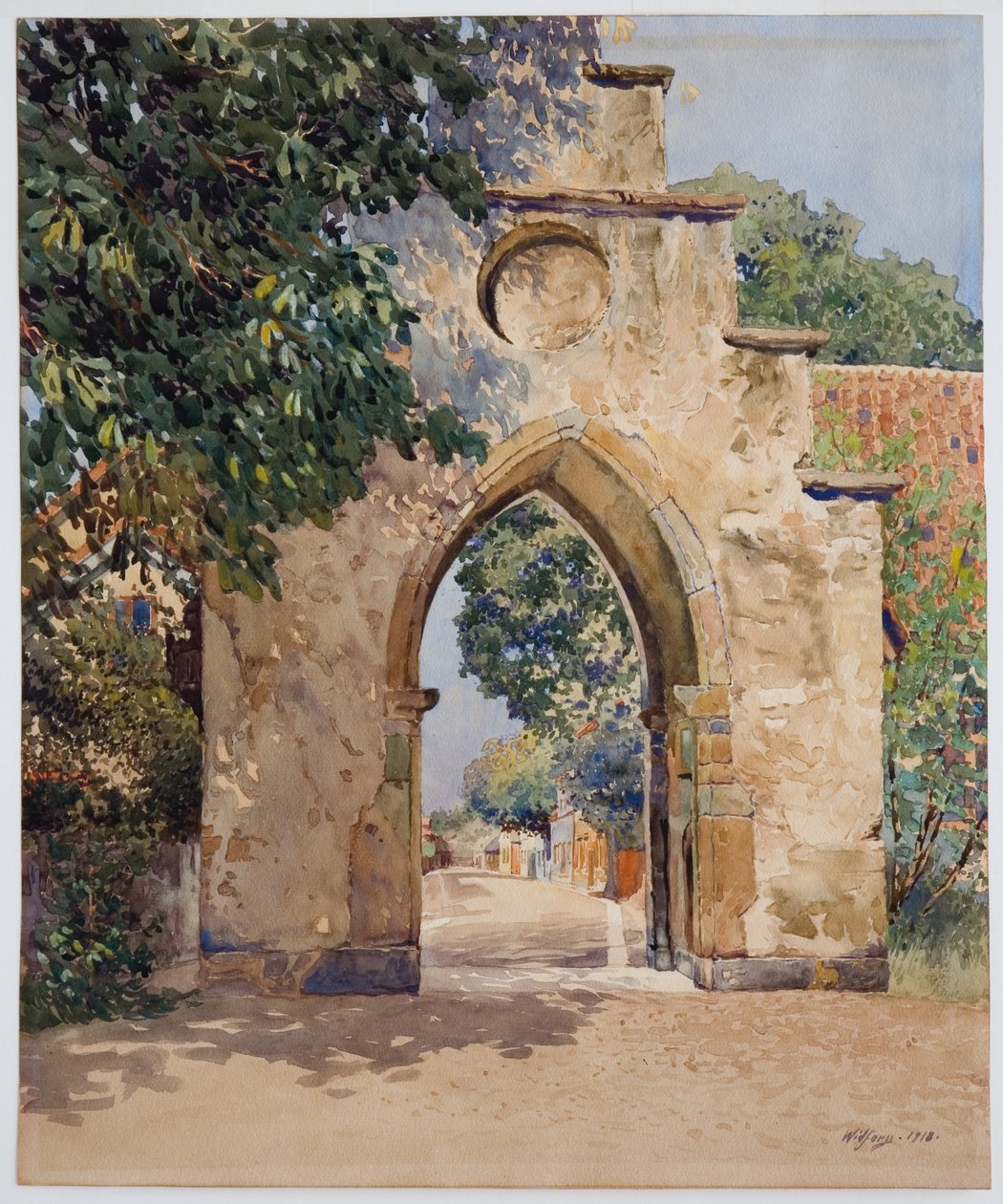 De oude boog door Gunnar Widforss