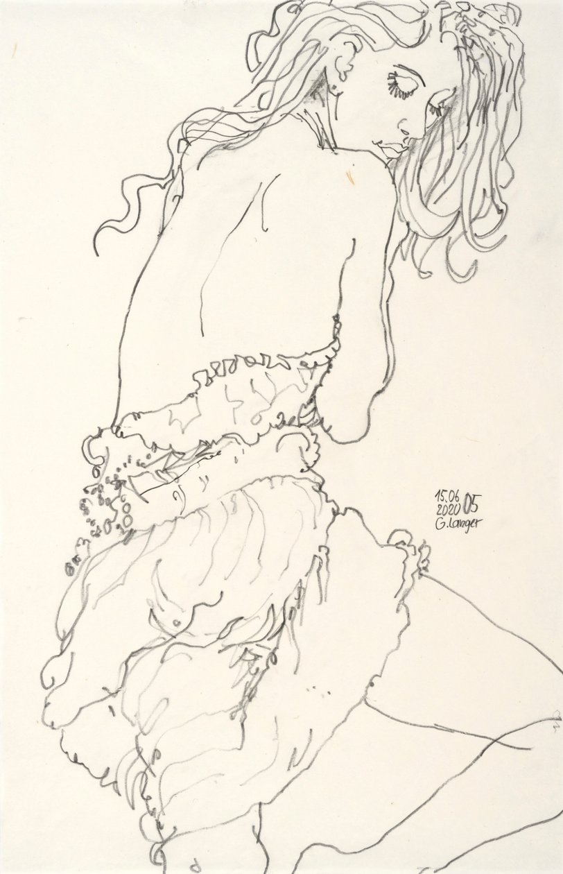 Portret van een vrouw, Gevonden door Gunter Langer