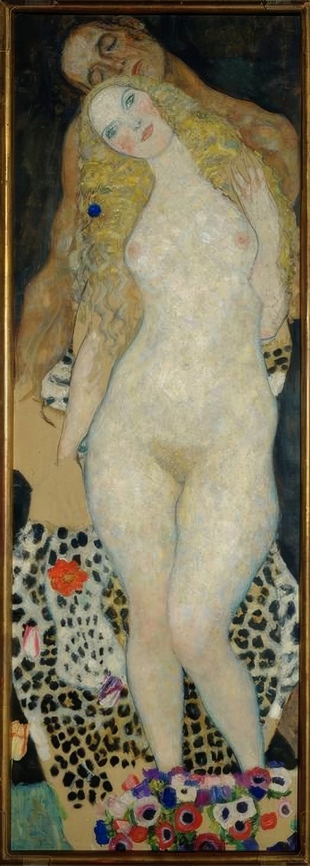 Adam en Eva door Gustav Klimt
