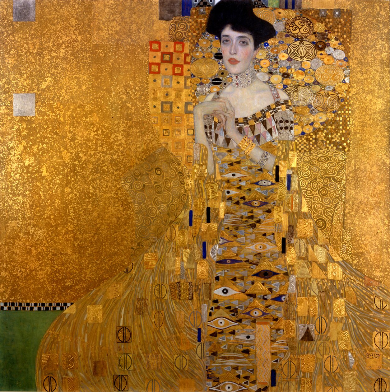 Adele Bloch Bauer door Gustav Klimt
