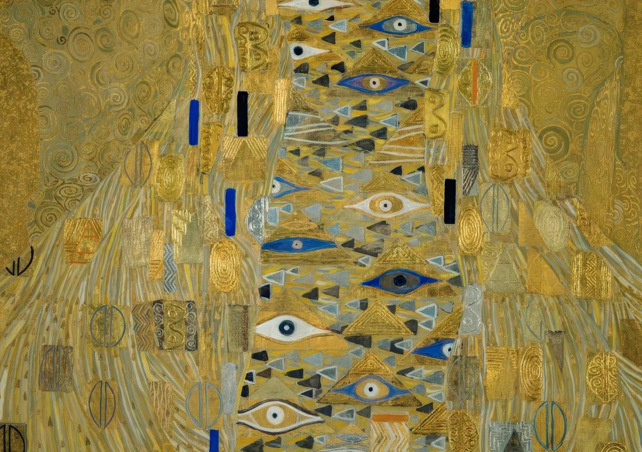 Adele Bloch-Bauer I door Gustav Klimt