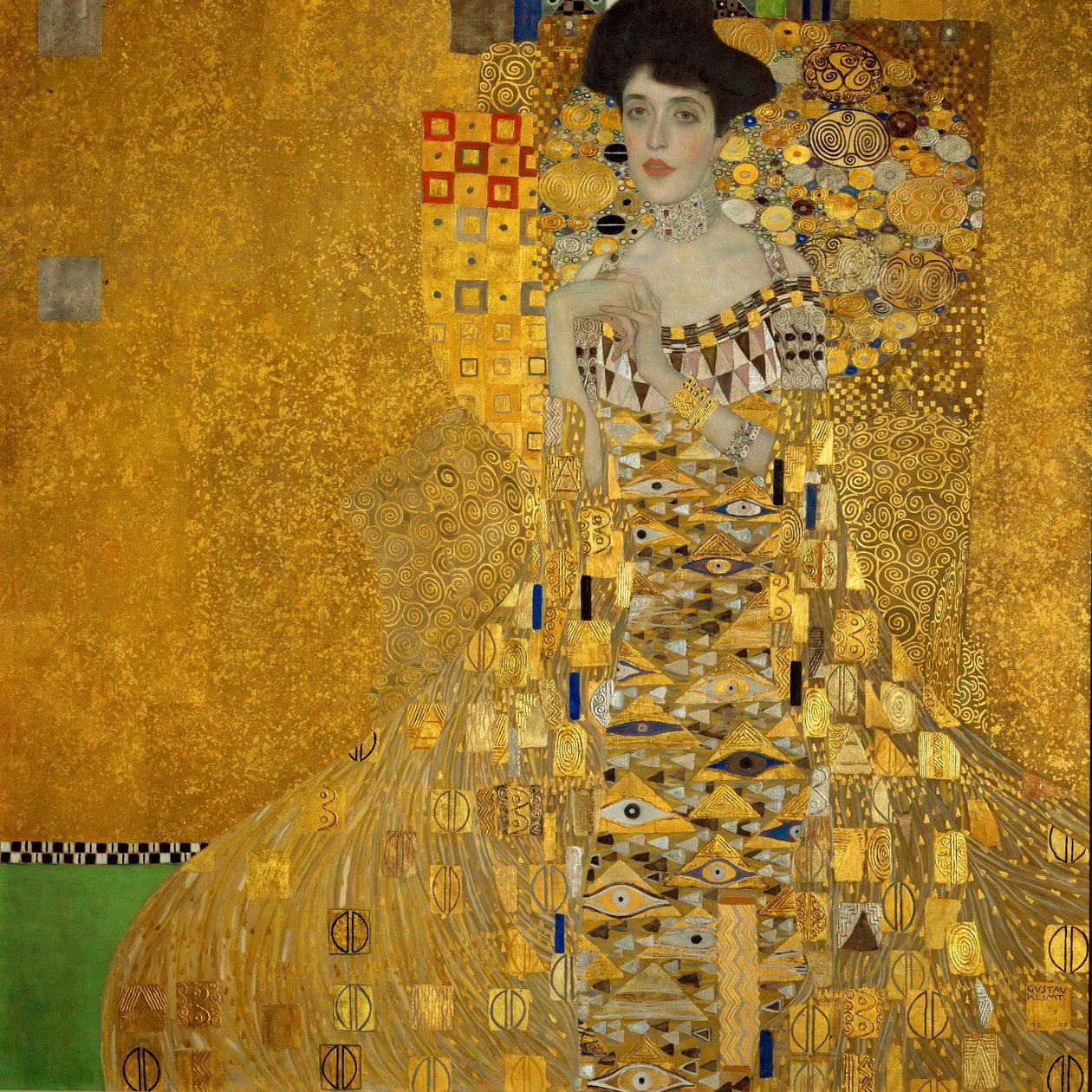 Portret van Adele Bloch-Bauer door Gustav Klimt