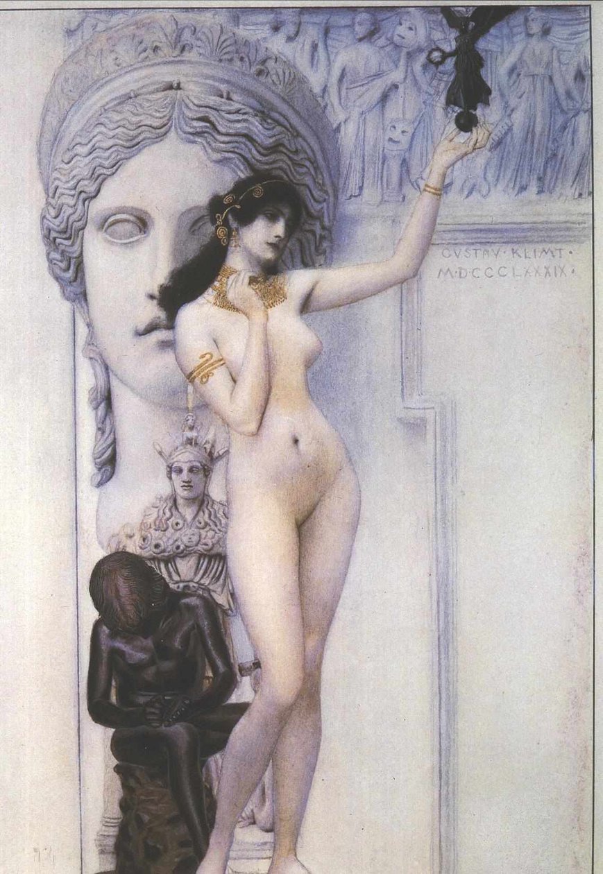 Allegorie van de sculptuur door Gustav Klimt