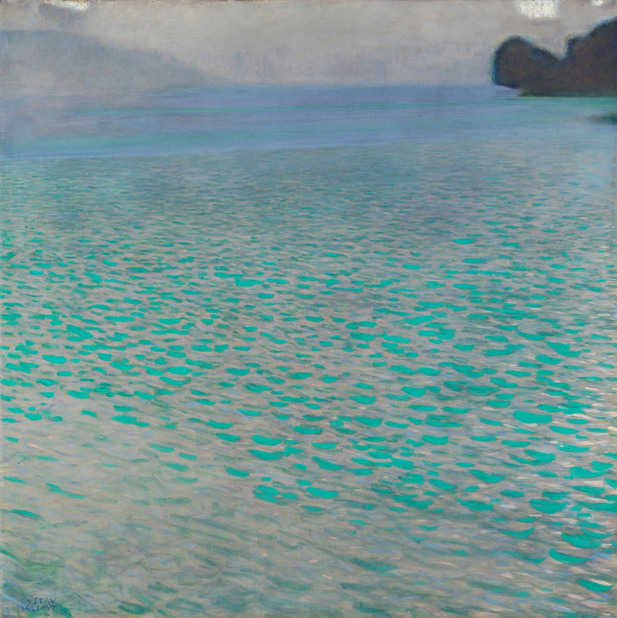 Attersee door Gustav Klimt